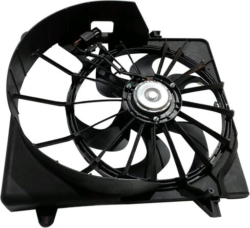 PartsFlow Engine Radiator Cooling Fan Assembly for 2008-2012 Jeep Liberty 3.7L V6 68033228AA 621-391 in Saudi Arabia