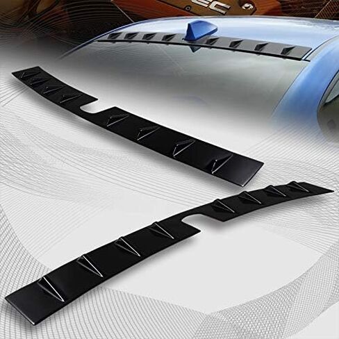 EPARTS Carbon Fiber Style ABS Rear Roof Window Spoiler Wing Roof Top Vortex Shark Fin Spoiler Compatible with 2012-2015 Subaru Impreza 4 Door in Saudi Arabia