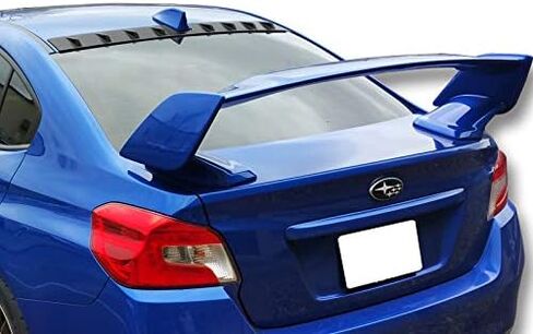 EPARTS Carbon Fiber Style ABS Rear Roof Window Spoiler Wing Roof Top Vortex Shark Fin Spoiler Compatible with 2012-2015 Subaru Impreza 4 Door in Saudi Arabia