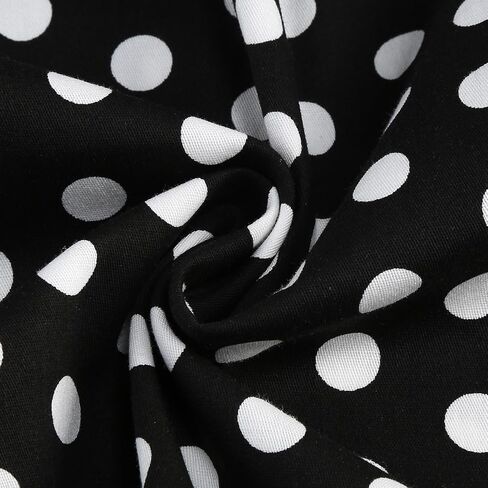 50s Style Dresses for Women Vintage Floral Polka Dots Sleeveless Halter Swing Dress Midi Prom Dress with Belt in Kuwait