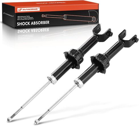 A-Premium Rear Shock Absorber Compatible with Honda Civic 1989-1995, Civic del Sol 1993-1997, CRX 1989-1991 & Acura Integra 1994-2001, Driver and Passenger Side in Saudi Arabia