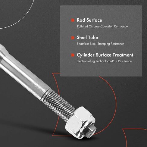 A-Premium Rear Shock Absorber Compatible with Honda Civic 1989-1995, Civic del Sol 1993-1997, CRX 1989-1991 & Acura Integra 1994-2001, Driver and Passenger Side in Saudi Arabia