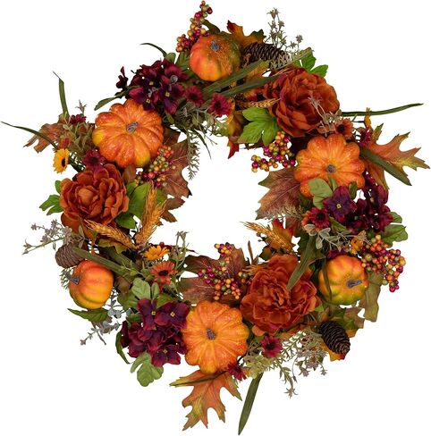 Sympathy Silks - Grapevine Wreaths - Home Decor - Pumpkin Harvest in Saudi Arabia