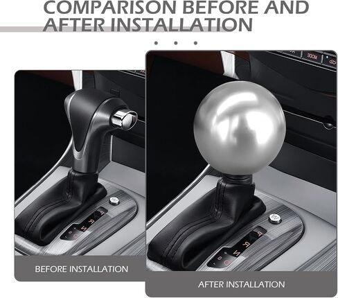 Ball Shift Head, Manual Transmission Metal Gear Shift Knob, 5-Speed Gear Lever with 3 Adapters, Universal for Most Cars (Red) in Kuwait