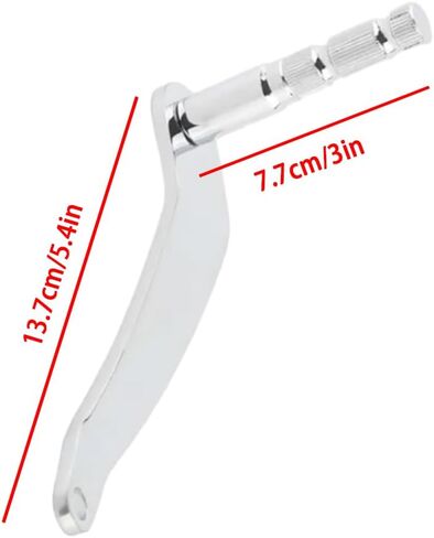 تمديد عمود Shifter Shaft Arm Chrome ، 2018+ متوافق مع نماذج Harley FL Softail مع ألواح القدم ، ذراع رافعة Shifter Shifter Shifter الترس in Saudi Arabia