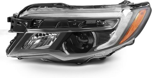 Driver Side Halogen Headlight w/DRL Compatible with 2016-2020 Pilot 2017-2020 Ridgeline Headlamp 33150TG7A12 HO2502167 (Left) in Saudi Arabia