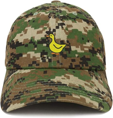 Trendy Apparel Shop Quack Embroidered Unstructured Cotton Dad Hat in Saudi Arabia