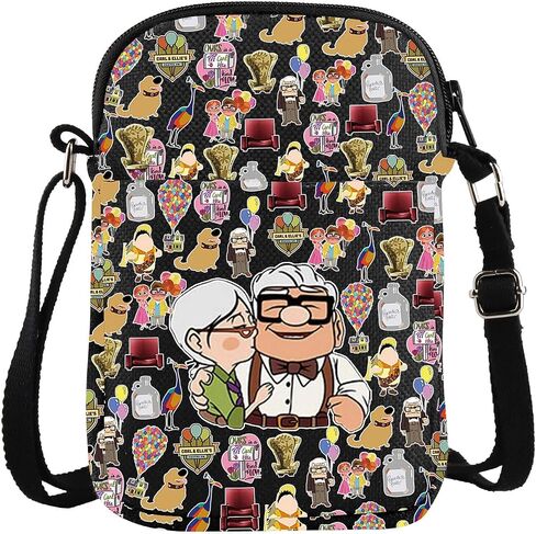VAMSII Crossbody Bag Movie Merch Carl And Ellie Gift Inspired in Saudi Arabia