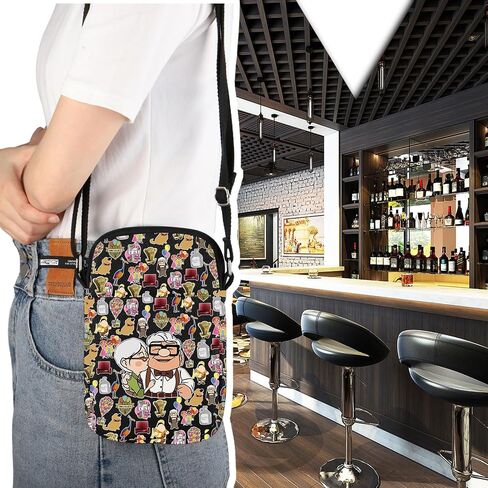 VAMSII Crossbody Bag Movie Merch Carl And Ellie Gift Inspired in Saudi Arabia