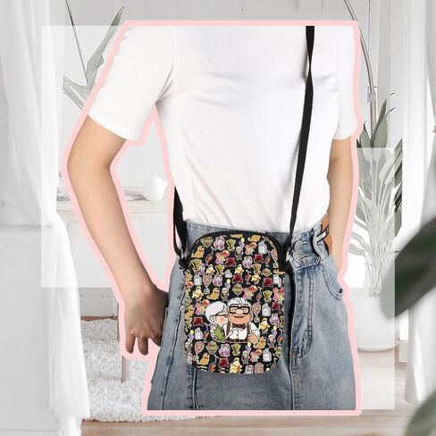 VAMSII Crossbody Bag Movie Merch Carl And Ellie Gift Inspired in Saudi Arabia
