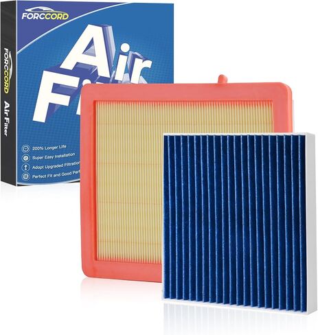 HEPA Cabin Air Filter and Engine Air Filter Fit for Acura MDX 3.5L (2022-2025), Honda Pilot 3.5L (2023-2025) Activated Carbon Cabin Filter Replacement CF11182 17220-61A-A00 in Kuwait