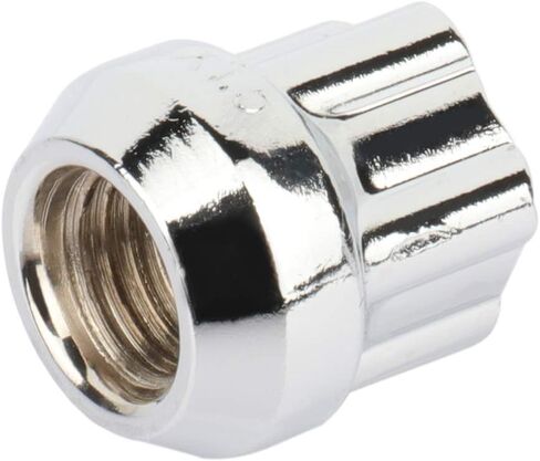 Scitoo 20pcs 12x1.5 Wheel Lug Nuts المفتوحة المصوّرات Lug Lug + 1 مقبس مفتاح ملاءمة لـ Cadillac for Chevrolet for Dodge for GMC for Honda for Oldsmobile for Toyota Oem Factory Chrome in Saudi Arabia