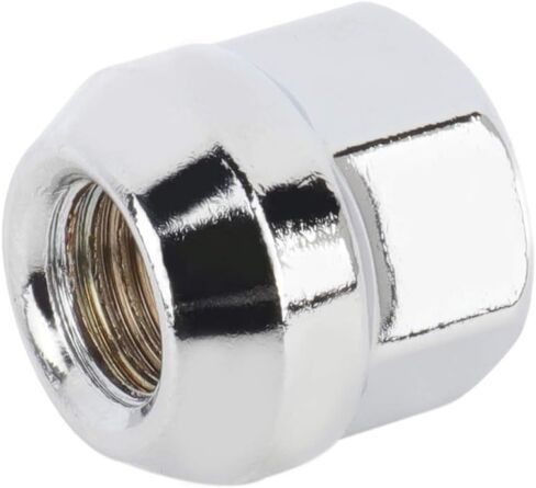 Scitoo 20pcs 12x1.5 Wheel Lug Nuts المفتوحة المصوّرات Lug Lug + 1 مقبس مفتاح ملاءمة لـ Cadillac for Chevrolet for Dodge for GMC for Honda for Oldsmobile for Toyota Oem Factory Chrome in Saudi Arabia