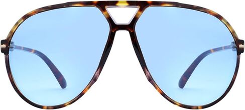 Retro Oversized Aviator Sunglasses for Women Men Large Tinted Lens Shades Trendy Vintage 70S Designer Tangle Free in Saudi Arabia
