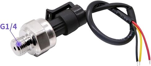 1PCS ضغط الهواء مستشعر ضغط الماء ضغط زيت الضغط الجهد 5 فولت مرسل الضغط المتغير مستشعر ضغط مضخة التردد (0 ~ 1.6MPa) in Kuwait