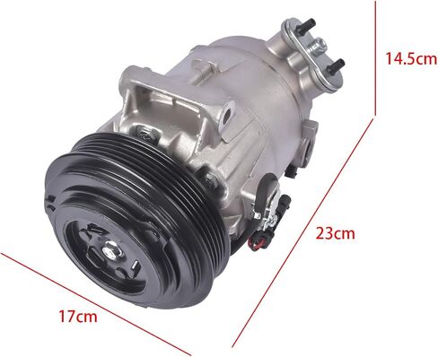 ضاغط Geluoxi A/C بديل 5-Grove Pulley لـ Buick Regal 2014-2017 Chevy Exhinox Impala Malibu GMC Terrain 2015-2017 2.4L 2.0L 2.5L in Kuwait