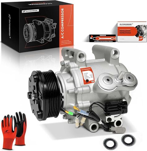 A-Premium Air Conditioner AC Compressor with Clutch Compatible with Chevrolet Trailblazer, Trailblazer EXT & GMC Envoy, Envoy XL XUV & Buick Rainier & Isuzu Ascender & Oldsmobile Bravada & Saab 9-7x in Saudi Arabia