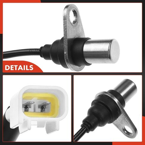 A-Premium ABS Wheel Speed Sensor Compatible with GMC & Isuzu Models - W3500 Forward/NPR 1998-2007, W4500 Forward/NPR-HD 1999-2007- Rear Driver or Passenger Side, Replace# 8972067603, 8972067602 in Saudi Arabia