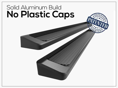 APS Running Boards (Nerf Bars Steps) Compatible with Chevy Silverado GMC Sierra 2007-2018 Double Cab Extended Cab & 2500 HD 2019 (Exclude 07 Classic)(Include 19 1500 LD) (Black Running Board) in Saudi Arabia