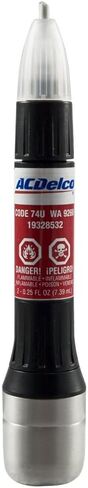 Genuine GM ACDelco 2-In-1 Touch Up Paint Victory Red 74 74U WA9260 GCN & Clear Top Coat in Saudi Arabia