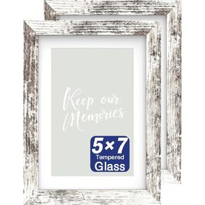 An&He 5 x 7 Picture Frame Set of 1, Black Photo Frame, Wooden Picture Frame with High Definition Glass for Wall & Tabletop Display in Saudi Arabia