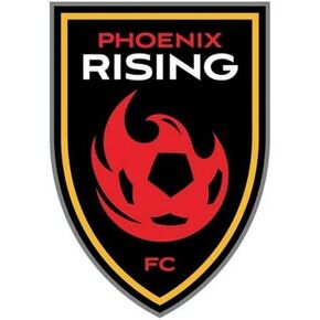 Phoenix Rising FC USL Soccer - Desconser Graphic - Auto والجدار والكمبيوتر المحمول والخلايا وملصق شاحنة للنوافذ والسيارات والشاحنات in Saudi Arabia