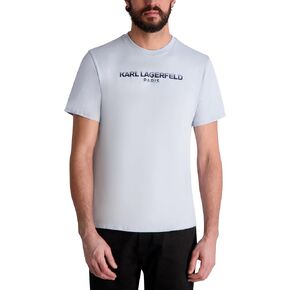 KARL LAGERFELD Men's Short Sleeve Crewneck Karl Logo T-Shirt in Kuwait