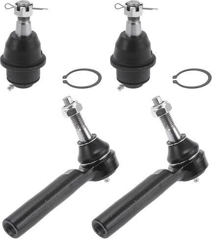 X AUTOHAUX 4 Pcs Front Suspension Kit Outer Tie Rod Ends Lower Ball Joint for Chevrolet Silverado 1500 2007-2013 No.K500007/ES800223 in Saudi Arabia