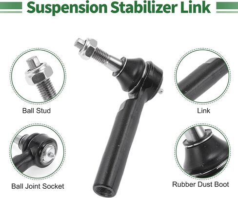 X AUTOHAUX 4 Pcs Front Suspension Kit Outer Tie Rod Ends Lower Ball Joint for Chevrolet Silverado 1500 2007-2013 No.K500007/ES800223 in Saudi Arabia