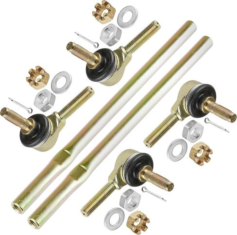 Caltric 2 Steering Tie Rod And Tie Rod End Compatible with Suzuki Lt250 R Quadracer 250 2X4 1985-1986 in Saudi Arabia