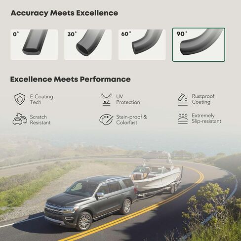 YHTAUTO 3 Inch Running Boards Fit Chevy Silverado & GMC Sierra 1500 2500HD 3500HD 1999-2006 Extended Cab, Round Side Steps Carbon Steel Step Bars Off-Road Exterior Accessories in Saudi Arabia