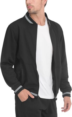 Men's Tracksuits 2 Piece Set Hoodie Sweatsuits for Men Athletic Jogging Suit Casual Outfits with Full Zip in Saudi Arabia