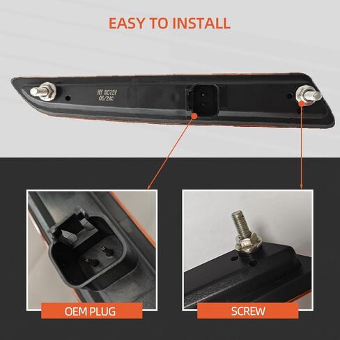 FV 2 قطعة LED الجانب ماركر مؤشر ضوء المصباح لفولفو VN VNL VNM 2004-2015 كروم (F01042-2) in Kuwait