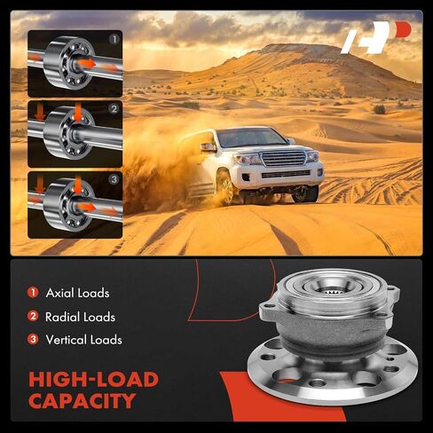 A-Premium 2 x محامل العجلات الخلفية وتجميع المحور متوافق مع مرسيدس-بنز E250 E320 E500 E550 S350 S400 S550 S600 GLK250 GLK350 in Saudi Arabia