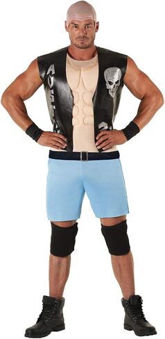 Morph Stone Cold Steven Austin Costume Men, Stone Cold Steve Austin Vest, WWE Costume Adult, Halloween Costumes for Men in Saudi Arabia