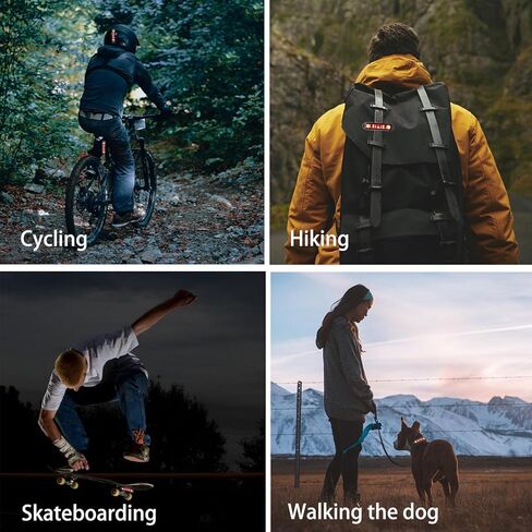 4 Pack Bike Tail Light, Bicycle Rear Light USB-C Rechargeable LED Cycling Safety Flashlight with 4 Light Mode for Road Mountain Night Riding & Adults Kids Men Women, Reflectors Accessories in Kuwait