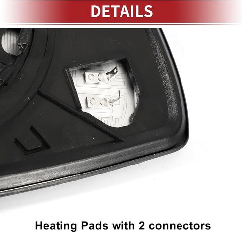 ACROPIX CAR REARVIEW LEFT DRIVER Side Mirror Glass لـ Hyundai Santa Fe 2010-2012 مع لوحة دعم 876113J110 - حزمة 1 in Saudi Arabia