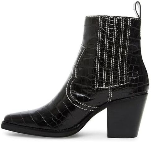 Steve Madden Womens Geniva Animal Print Square Toe Ankle Boots in Saudi Arabia