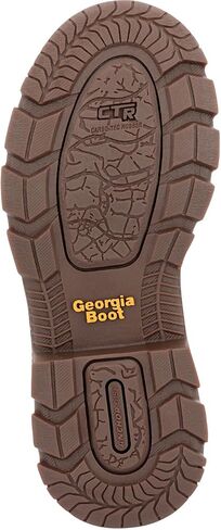 Georgia Boot Big Kids' Athens SuperLyte Pull-On Boot, Brown, Size 6.5(M) in Saudi Arabia