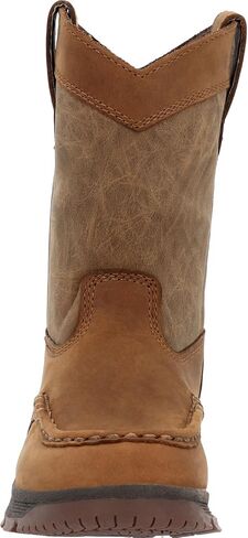 Georgia Boot Big Kids' Athens SuperLyte Pull-On Boot, Brown, Size 6.5(M) in Saudi Arabia