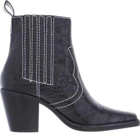 Steve Madden Womens Geniva Animal Print Square Toe Ankle Boots in Saudi Arabia
