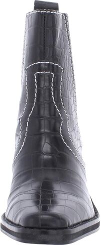 Steve Madden Womens Geniva Animal Print Square Toe Ankle Boots in Saudi Arabia