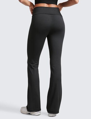 CRZ YOGA Womens Cloud Jersey Foldover Waist Flare Pants 31" - Yoga High Waisted Bootcut Lounge Casual in Saudi Arabia