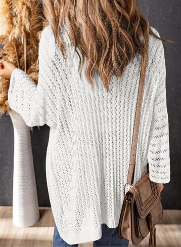 Dokotoo Lightweight Cardigan Oversized Loose 2025 Vacation Spring Summer Cardigan Trendy Beach Crochet Sweaters in Saudi Arabia
