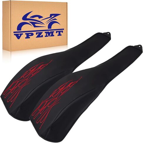 Flame الخلفي Trike Fender Bra for Harley Tri Glide Ultra Classic Flhtcutg 2009-2023 ، Street Glide Trike Flhxxx 2010-2011 ، Pu Leather in Kuwait