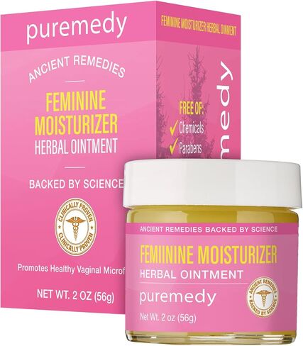 Puremedy Feminine Moisturizer for Women All Natural & Organic Unscented Moisturizing Herbal Salve For Vaginal Dryness (2 oz) in Saudi Arabia