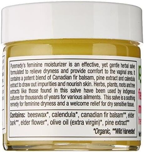 Puremedy Feminine Moisturizer for Women All Natural & Organic Unscented Moisturizing Herbal Salve For Vaginal Dryness (2 oz) in Saudi Arabia