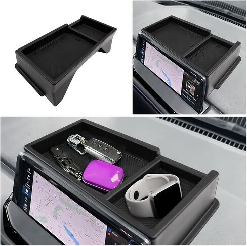 Ruiya 2024 Accord(Hybrid/Sport/EX-L/Sport-L/Touring) Behind Screen Organizer for Honda Accord 2025 Accessories Dash Storage Tray Compatible with 2023 2024 2025 Honda Accord (Only Fit Accord 12.3") in Saudi Arabia