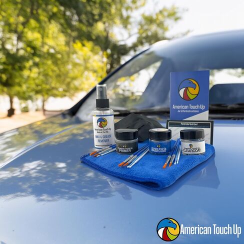 American Touch Up Paint Compatible with Dodge | PCL/AY112KCL/KCL Blue Streak Pearl | Paint (Basecoat) in Saudi Arabia