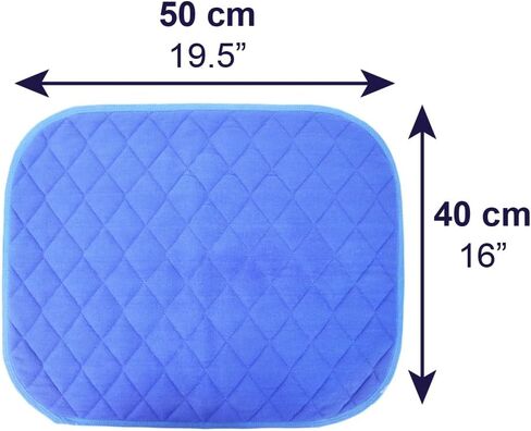 Kmina Soft 5 طبقات قابلة للغسل وقابلة لإعادة الاستخدام سلس البول (15.7 "× 19.7") ، واقي مقعد مقاوم للماء - مصنوع في أوروبا in Kuwait